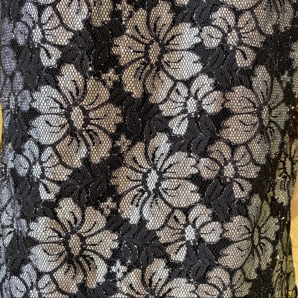 Nu Options brand layered black lace top - Picture 8 of 11